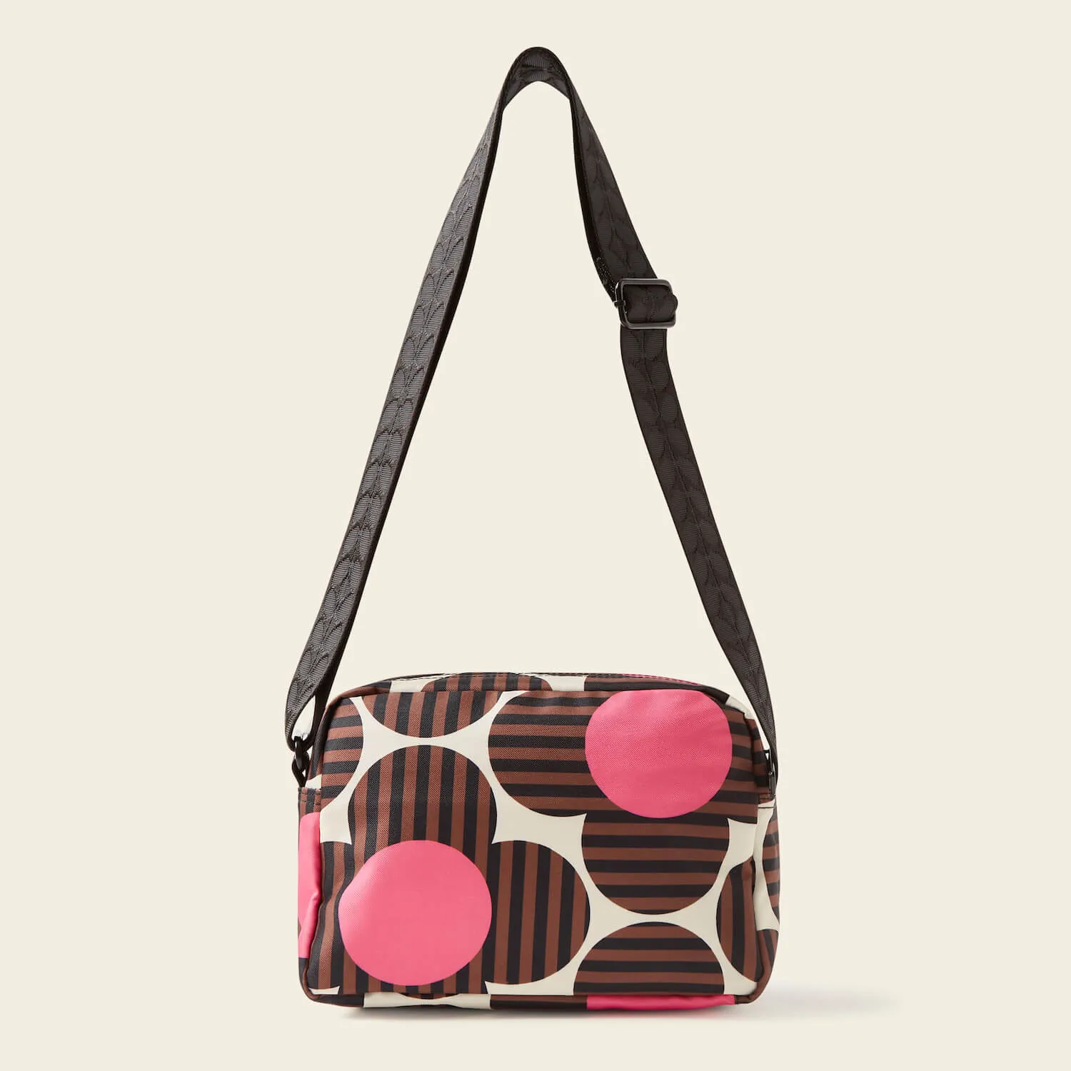 Angle Camera Bag - Striped Flower Azalea