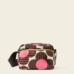 Angle Camera Bag - Striped Flower Azalea