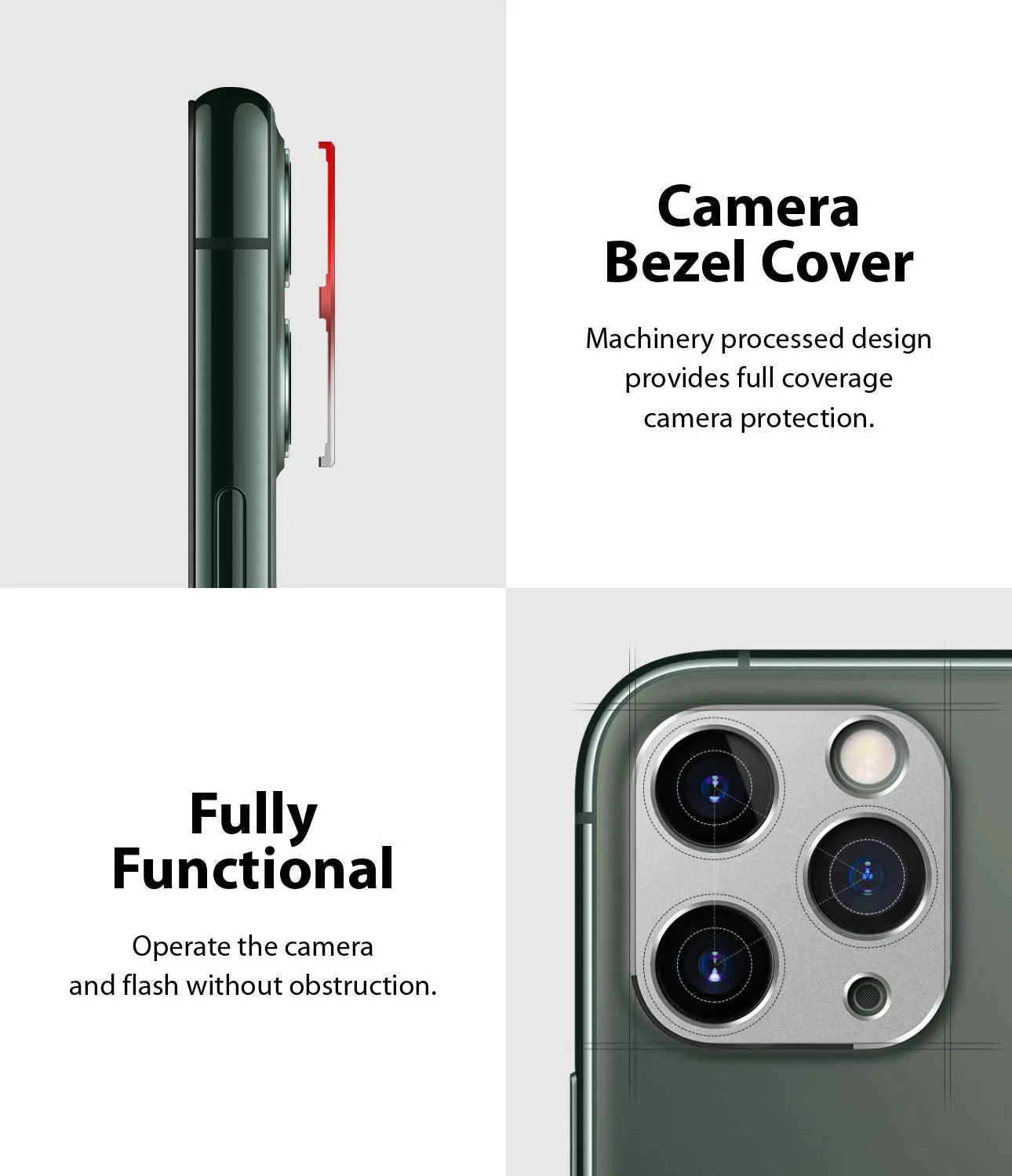 Apple iPhone 11 Pro / 11 Pro Max Camera Protector | Ringke's Camera Styling - SV