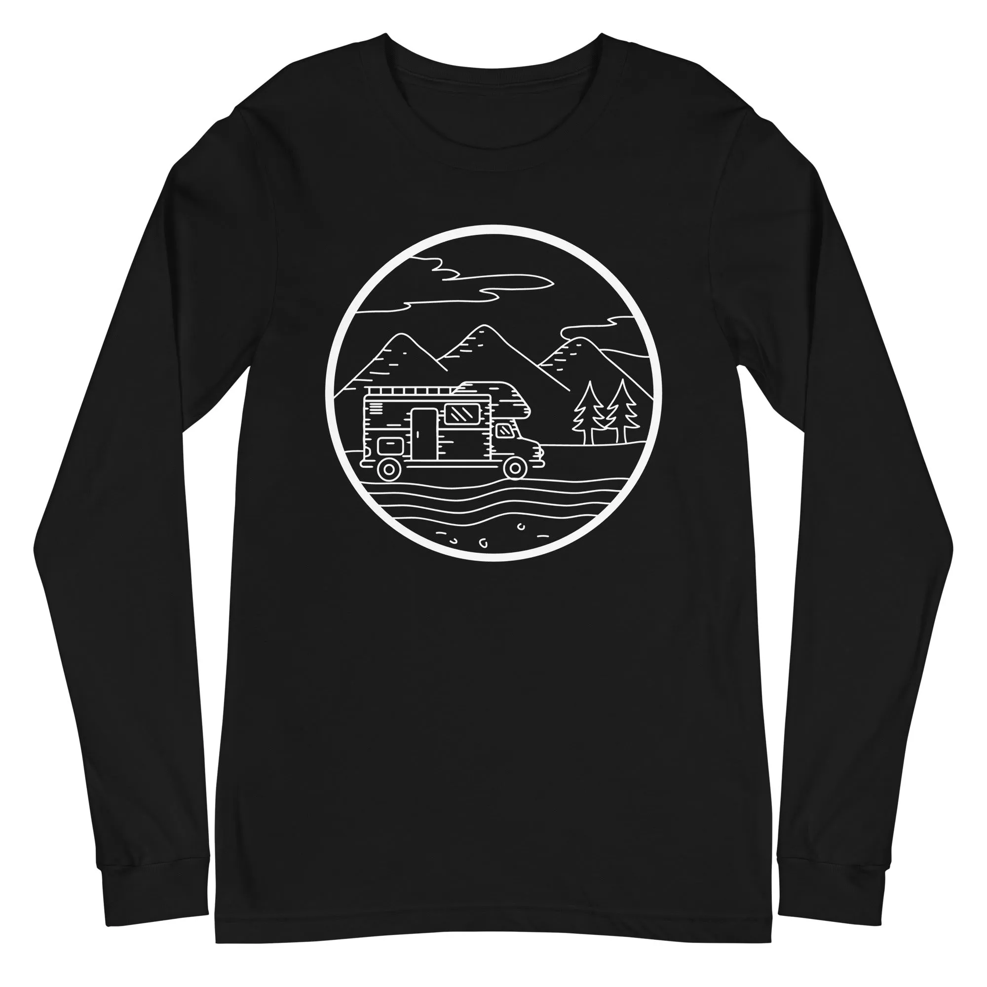 Berge - Camping Van - (13) - Longsleeve (Unisex)