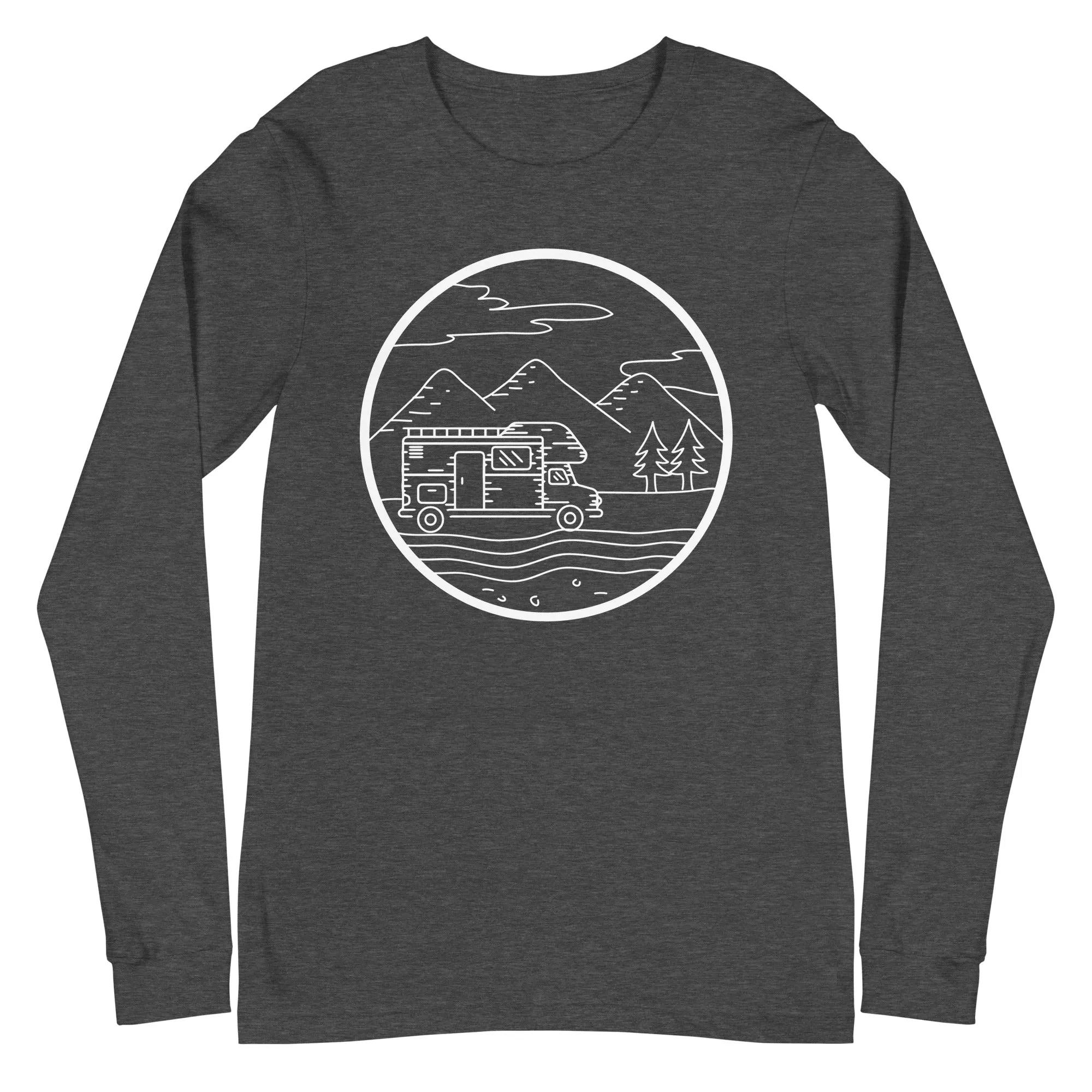 Berge - Camping Van - (13) - Longsleeve (Unisex)