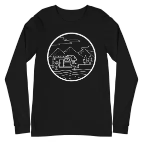 Berge - Camping Van - (13) - Longsleeve (Unisex)