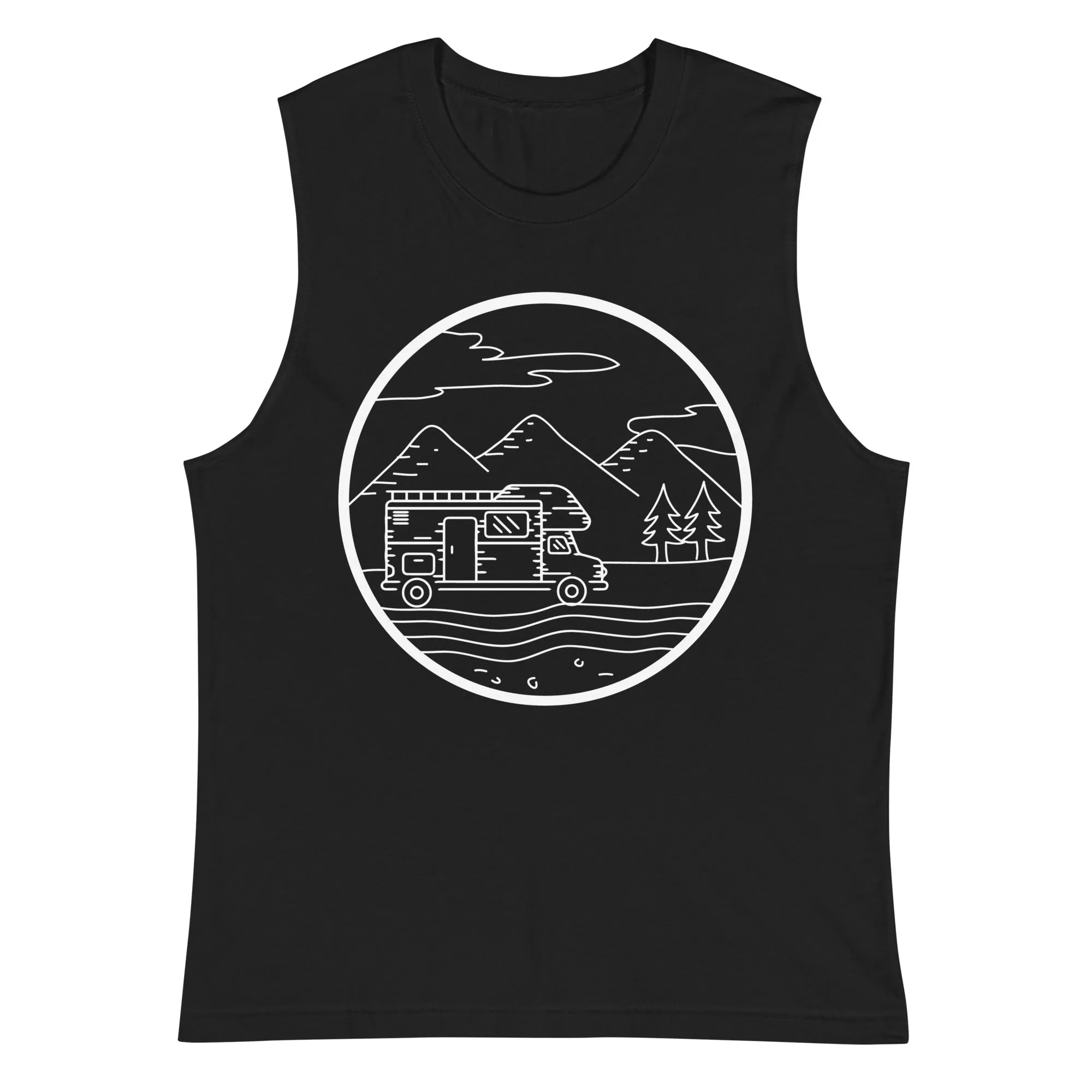 Berge - Camping Van - (13) - Muskelshirt (Unisex)