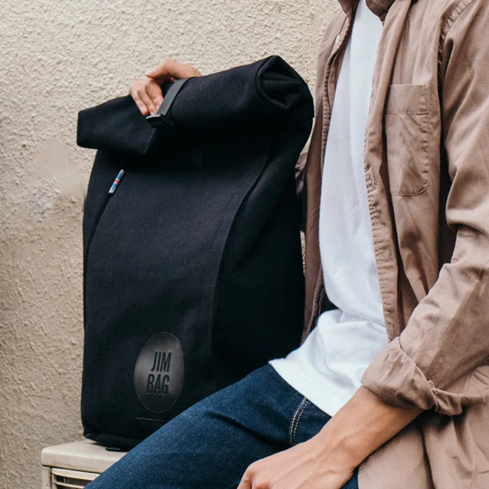 Black Rolltop Bag