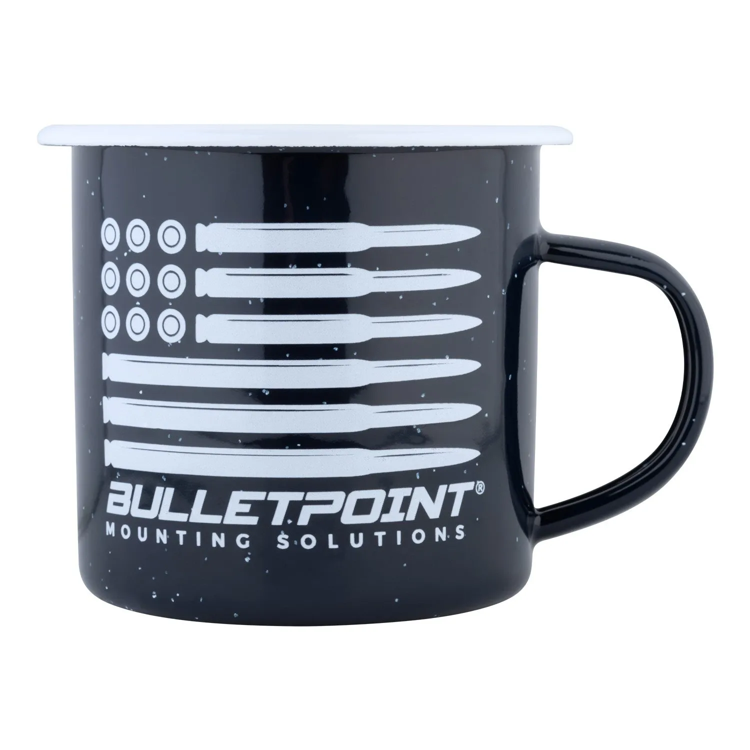 Bulletpoint 12oz Enamel Camping Mug