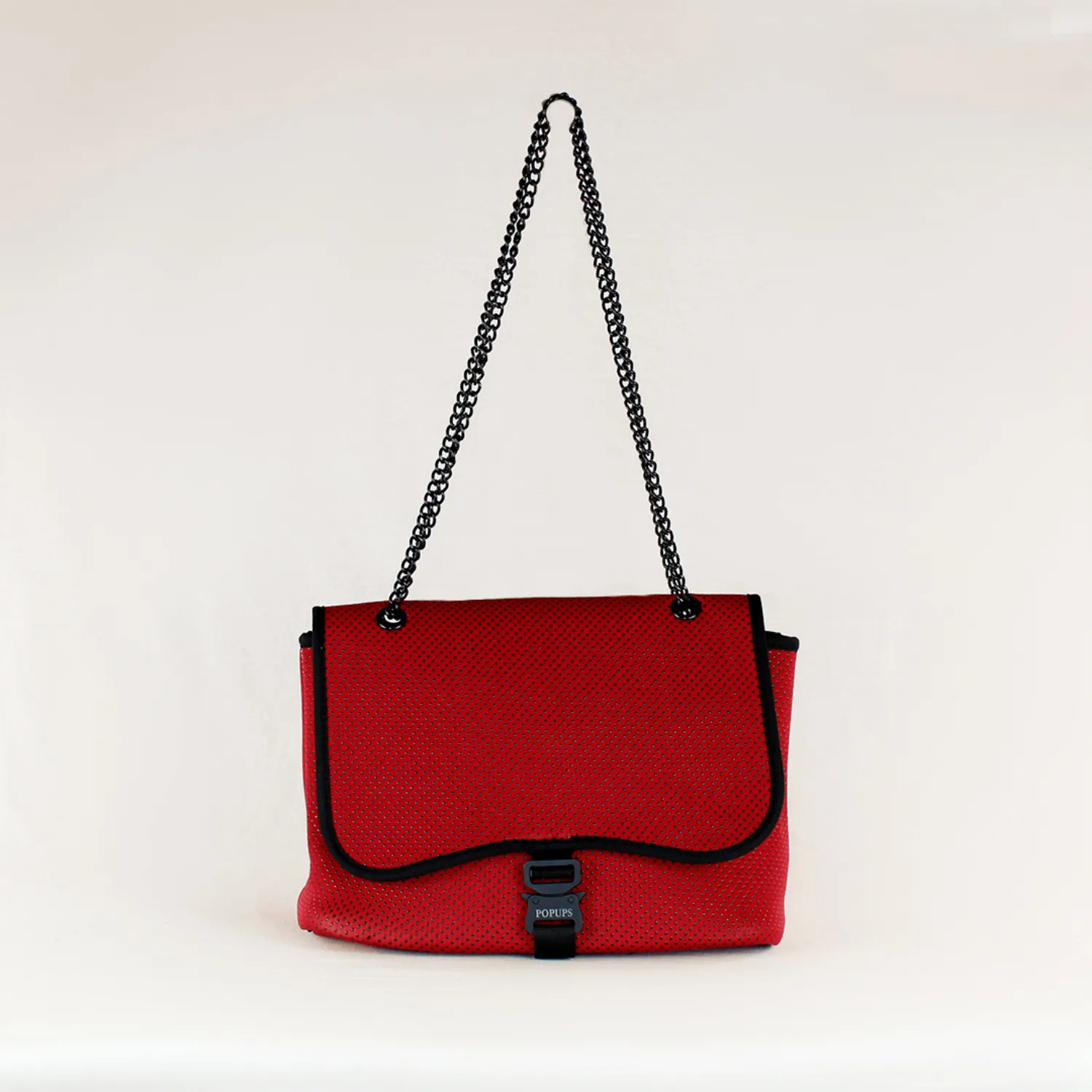 CAMERA BAG   FLAP CROSSBODY - RED