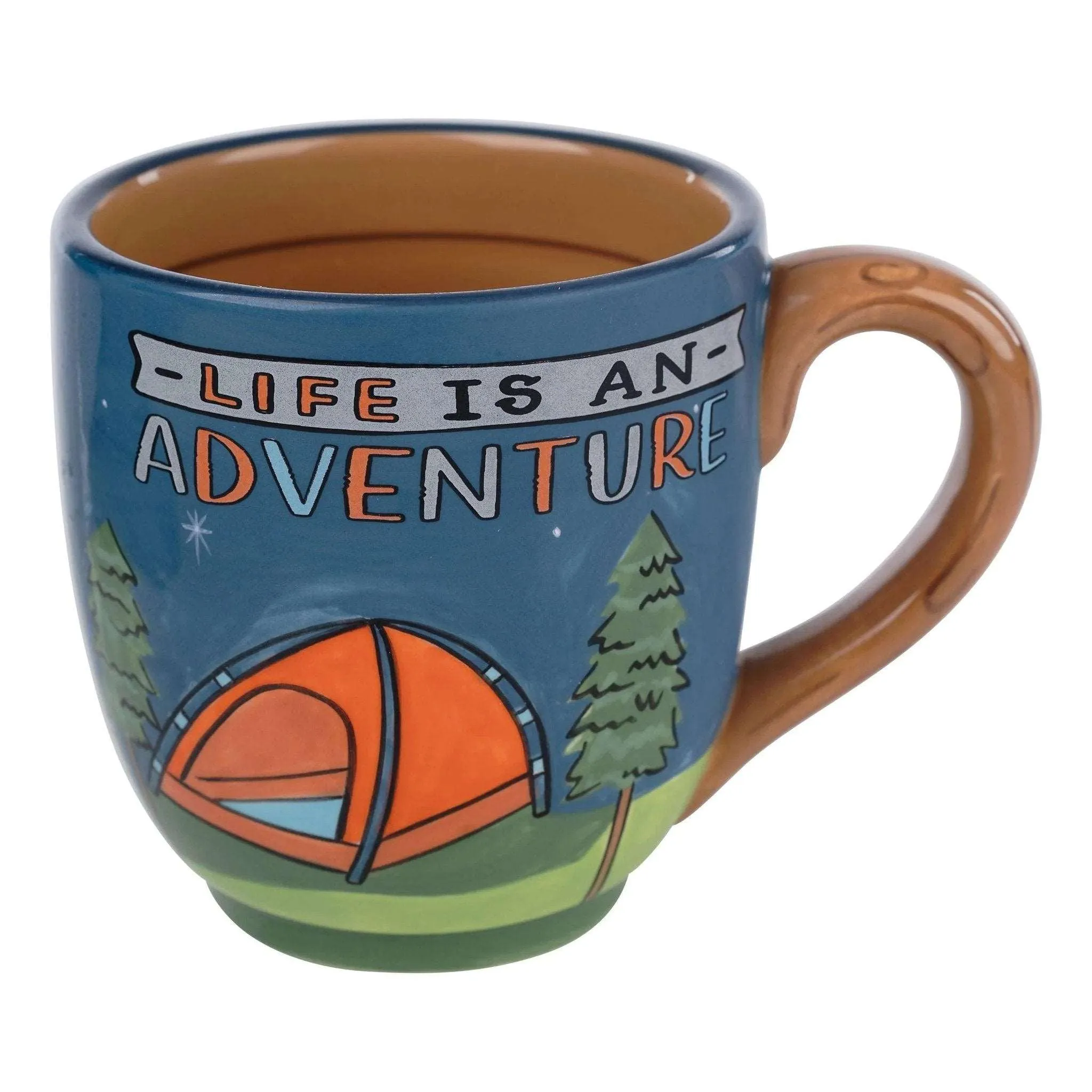 Camping Adventure Tent Ceramic Mug