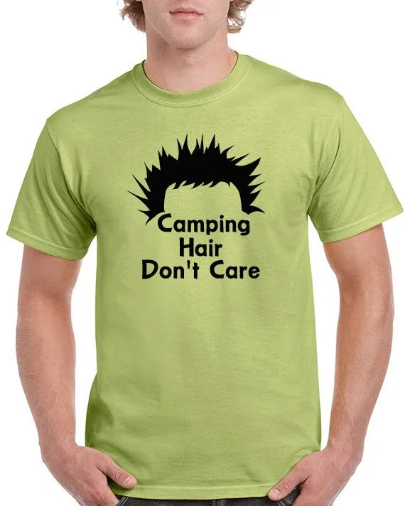 Camping Hair Don't Care! T-Shirt