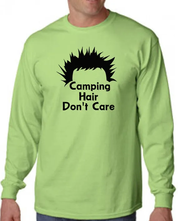 Camping Hair Don't Care! T-Shirt