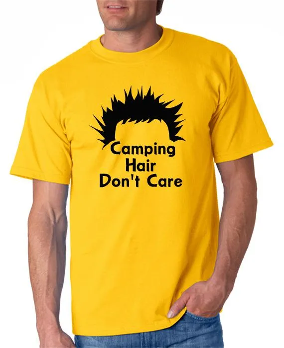 Camping Hair Don't Care! T-Shirt