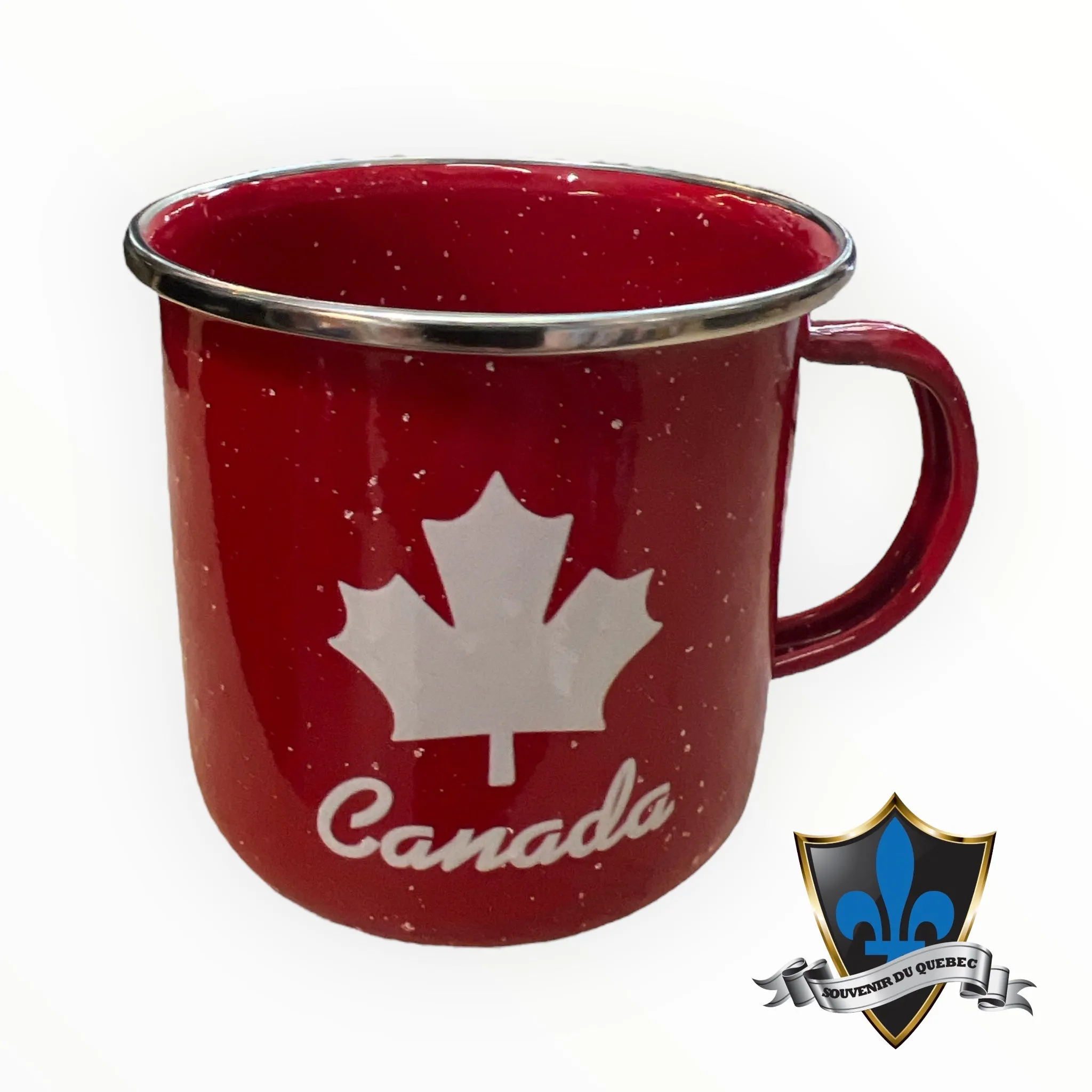 Canada Maple Leaf Camping and Travel Tin Cup.