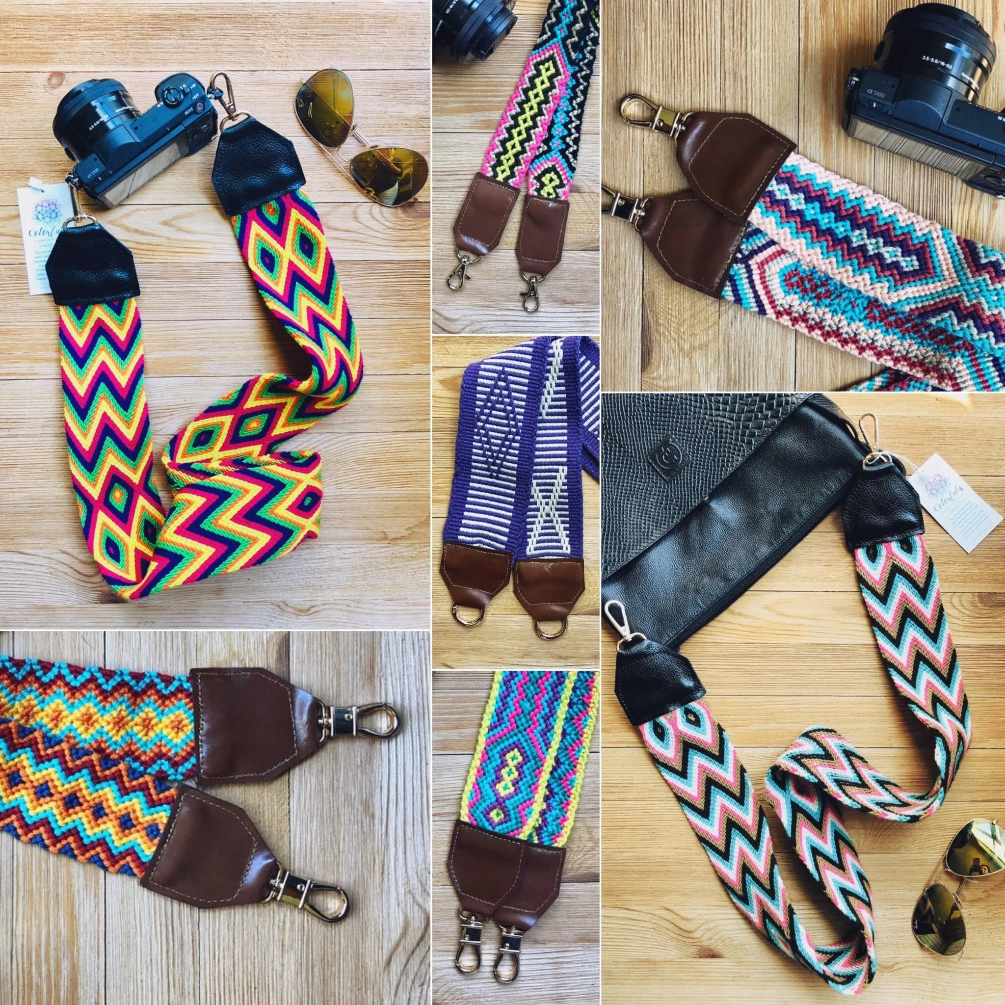 Colorful Bag/Camera Straps | Spring/Summer Colors