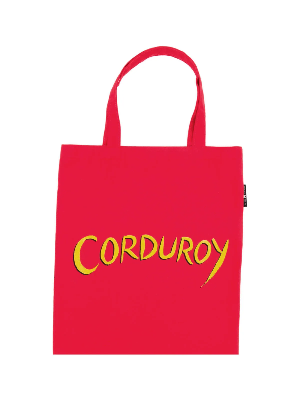 Corduroy tote bag