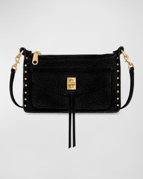 Darren Mini Zip Leather Crossbody Bag