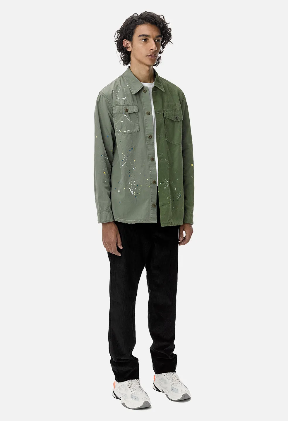 Distorted Military Shirt / Army Green