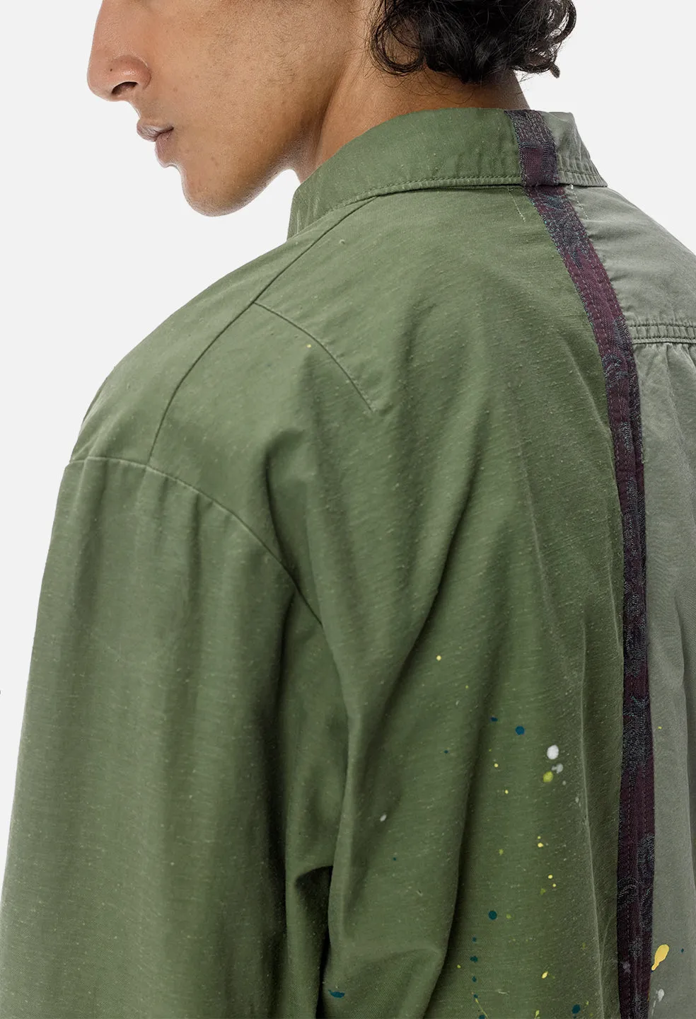 Distorted Military Shirt / Army Green