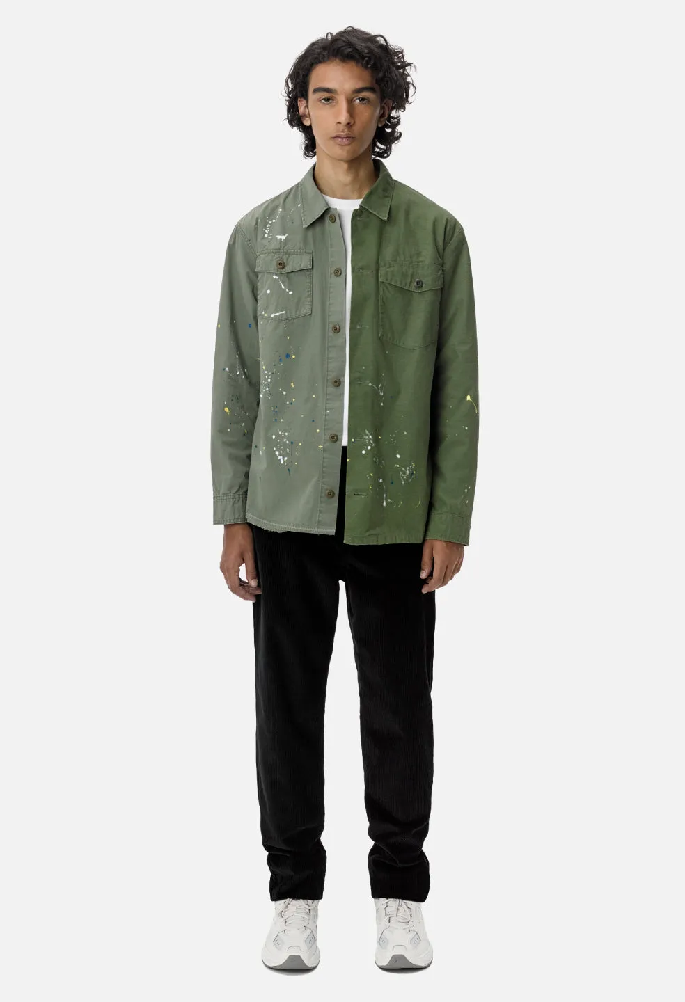 Distorted Military Shirt / Army Green