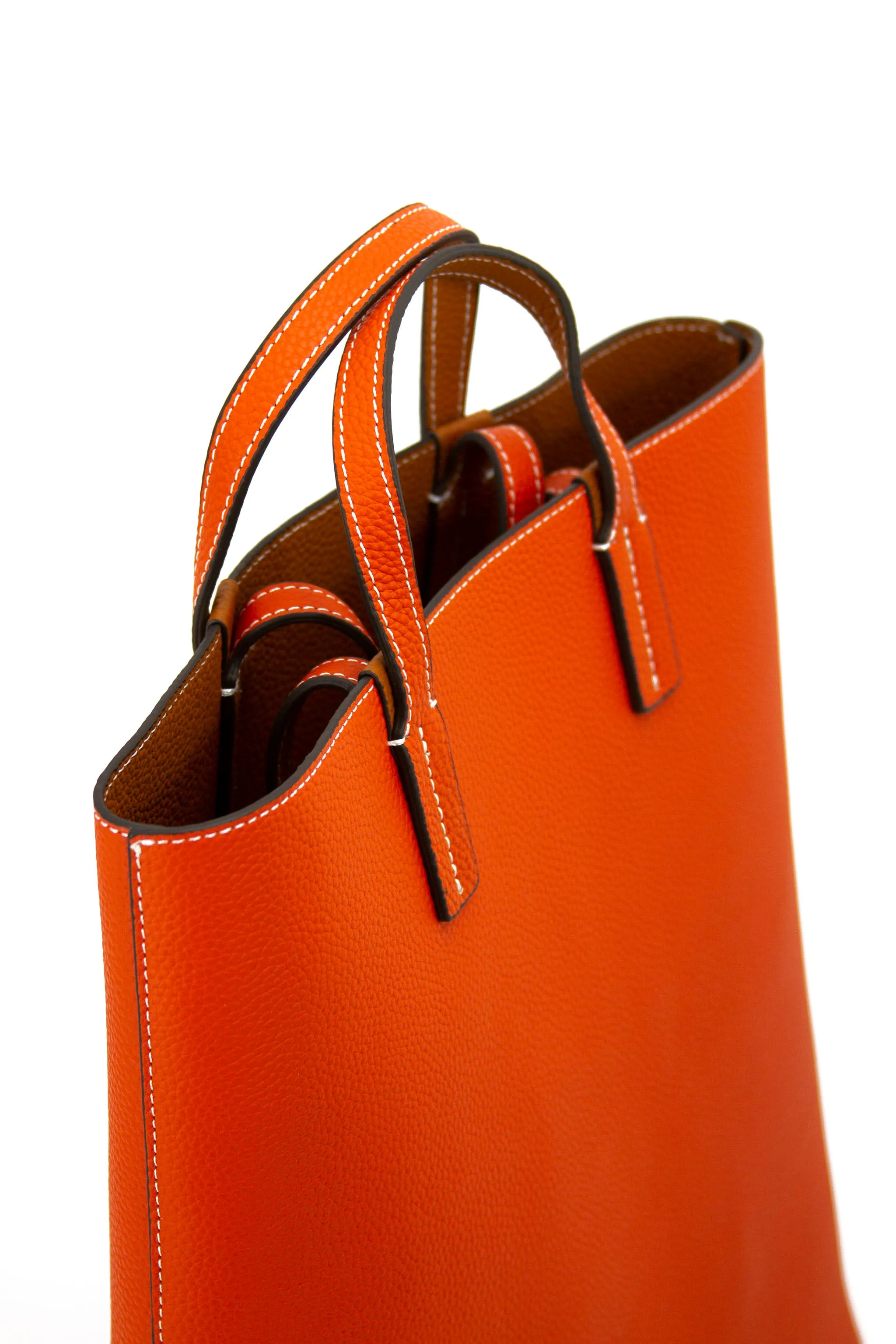 Double Sided Color Bag,Reversible Colorful Leather Bag-i7bags