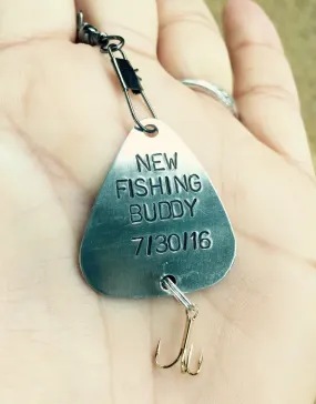 Fishing Lure, Daddys New Fishing Buddy Lure, Boyfriend Gift, Personalized Fishing Lure, natashaaloha, Boyfriend Gift, Valentine Men