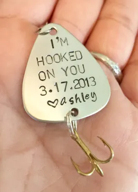 Fishing Lure, Fishing, I'm Hooked On You,Boyfriend Gift, Lure, Fishing Lures, Father Day, Gifts Men, Gifts Boyfriend,natashaaloha