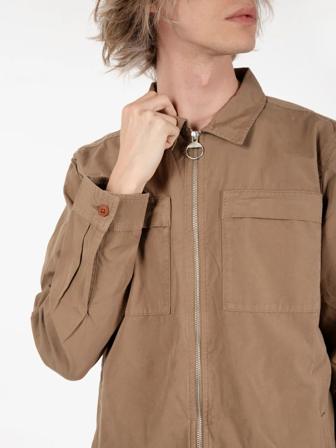 Glendale overshirt military brown