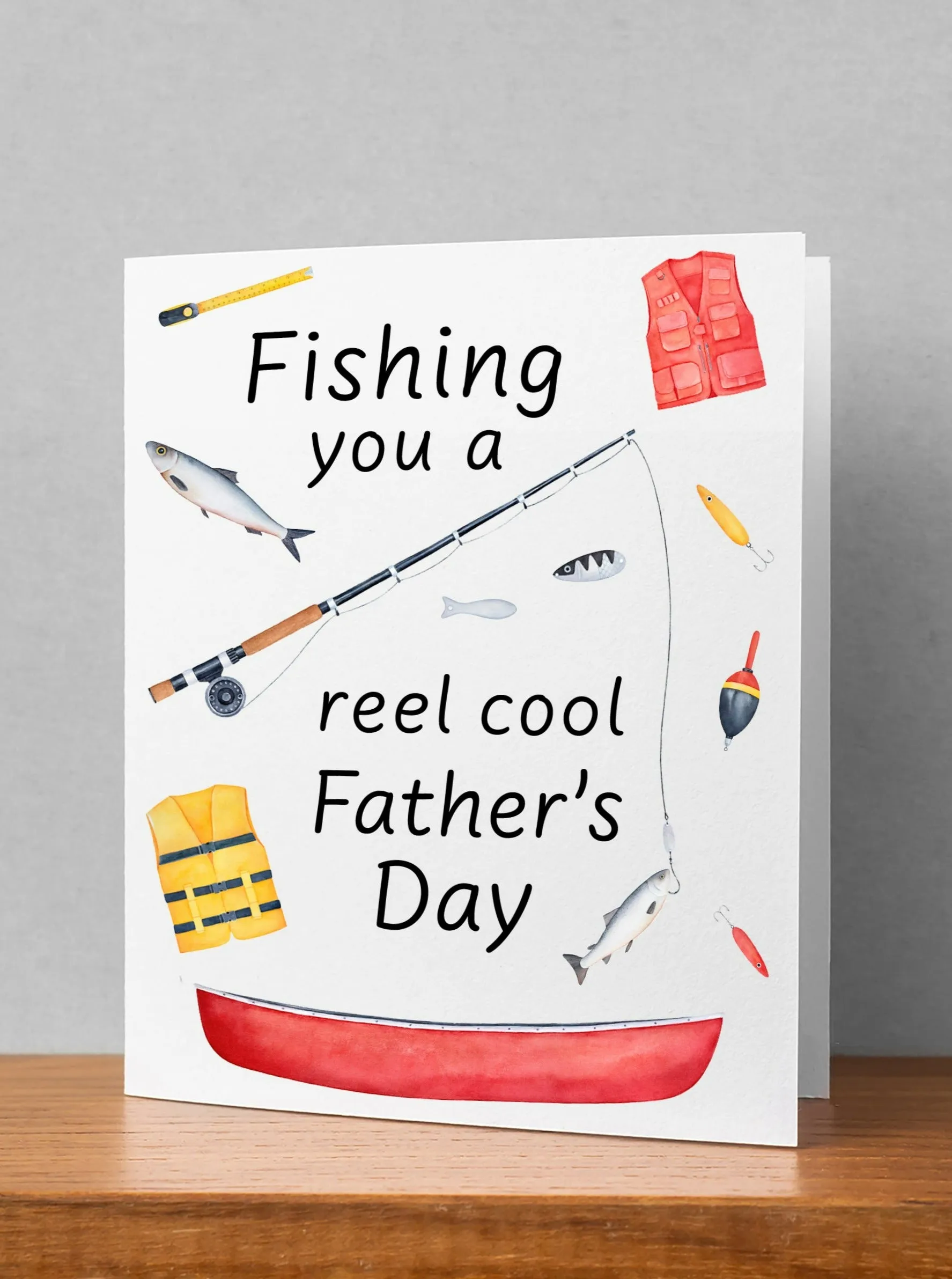 Happy Father's Day Fishing Card