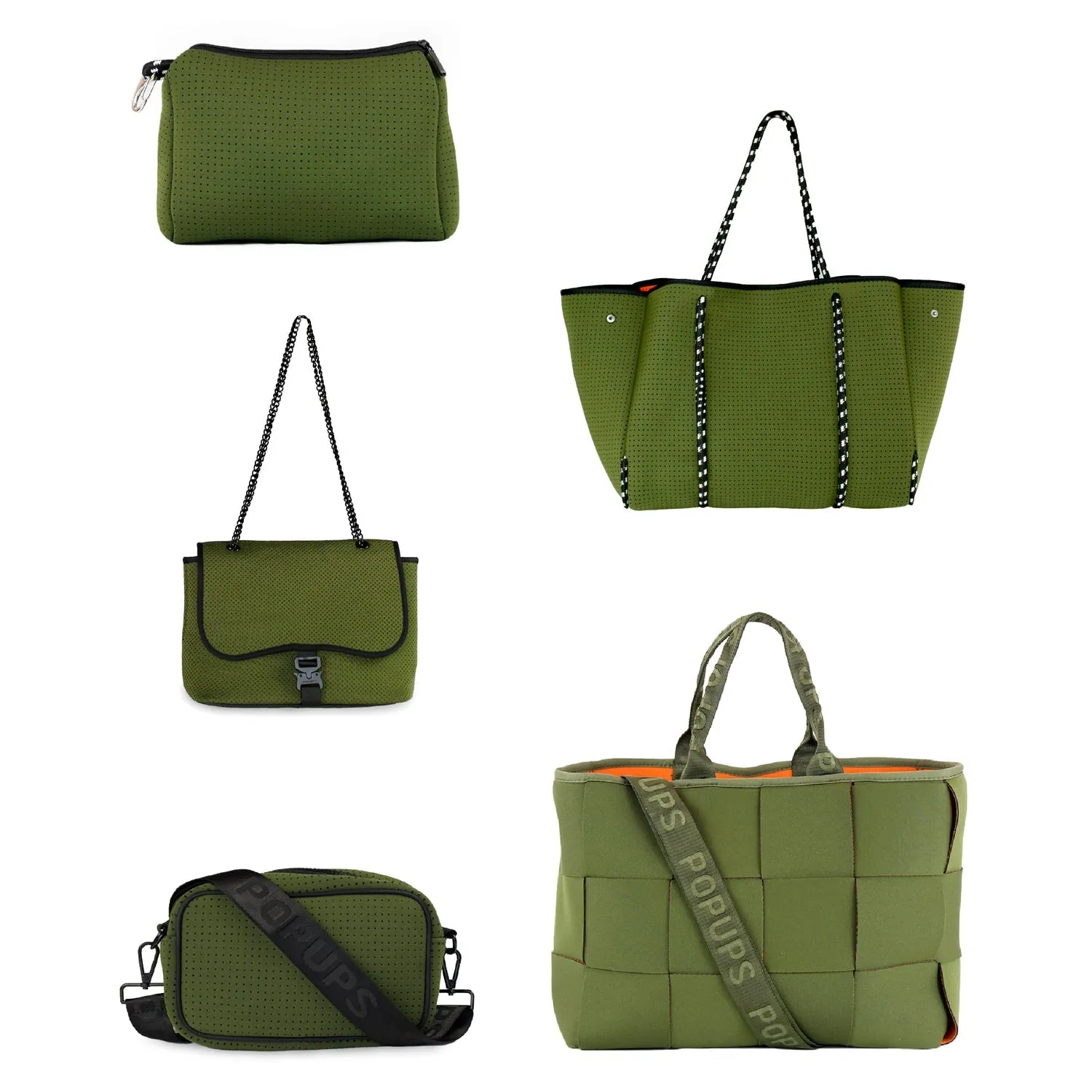 ICON TOTE   CAMERA BAG   FLAP CROSSBODY   EVERYDAY TOTE   POUCH - SAFARI GREEN