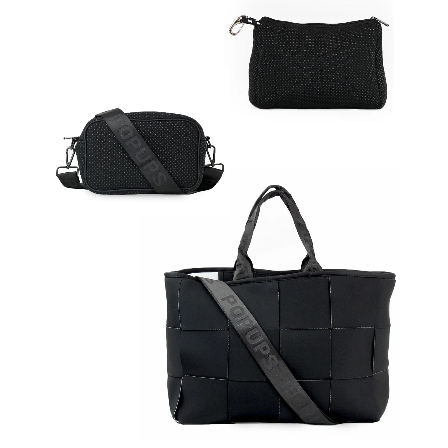 ICON TOTE   CAMERA BAG   POUCH - BLACK