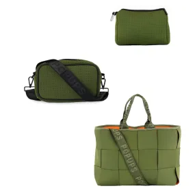 ICON TOTE   CAMERA BAG   POUCH - SAFARI GREEN