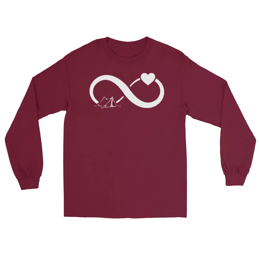 Infinity Heart and Camping 1 - Herren Longsleeve