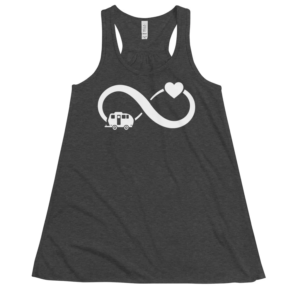 Infinity Heart and Camping 2 - Damen Tanktop