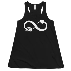 Infinity Heart and Camping 2 - Damen Tanktop