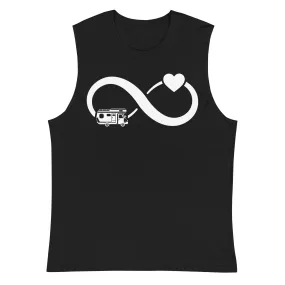 Infinity Heart and Camping - Muskelshirt (Unisex)