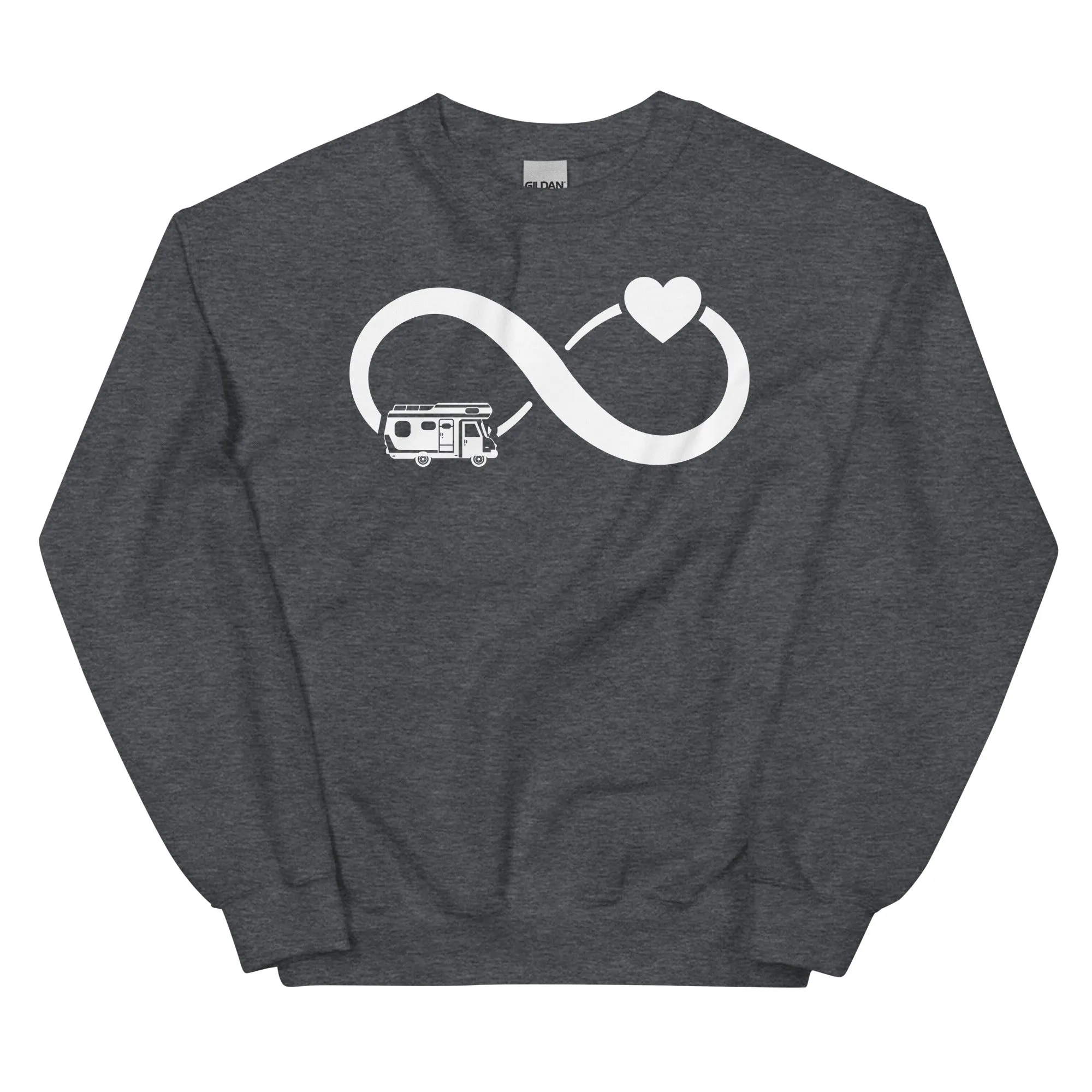 Infinity Heart and Camping - Sweatshirt (Unisex)