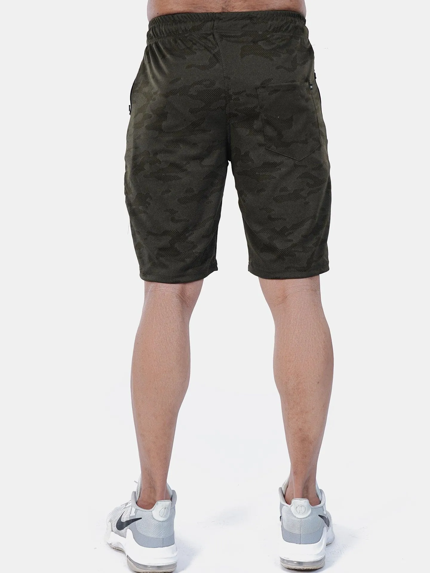 Jacquard Military Green Camo GymX Shorts - Sale