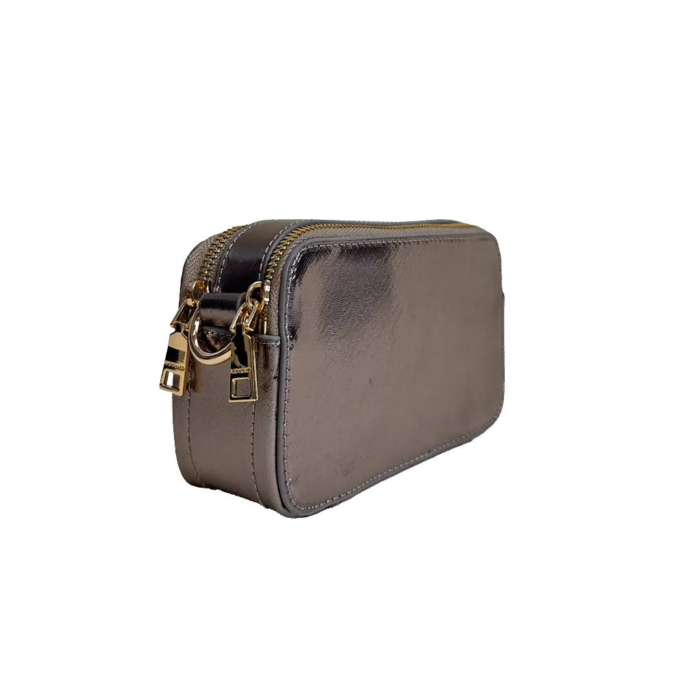 Jamie Metallic Vegan Camera Bag