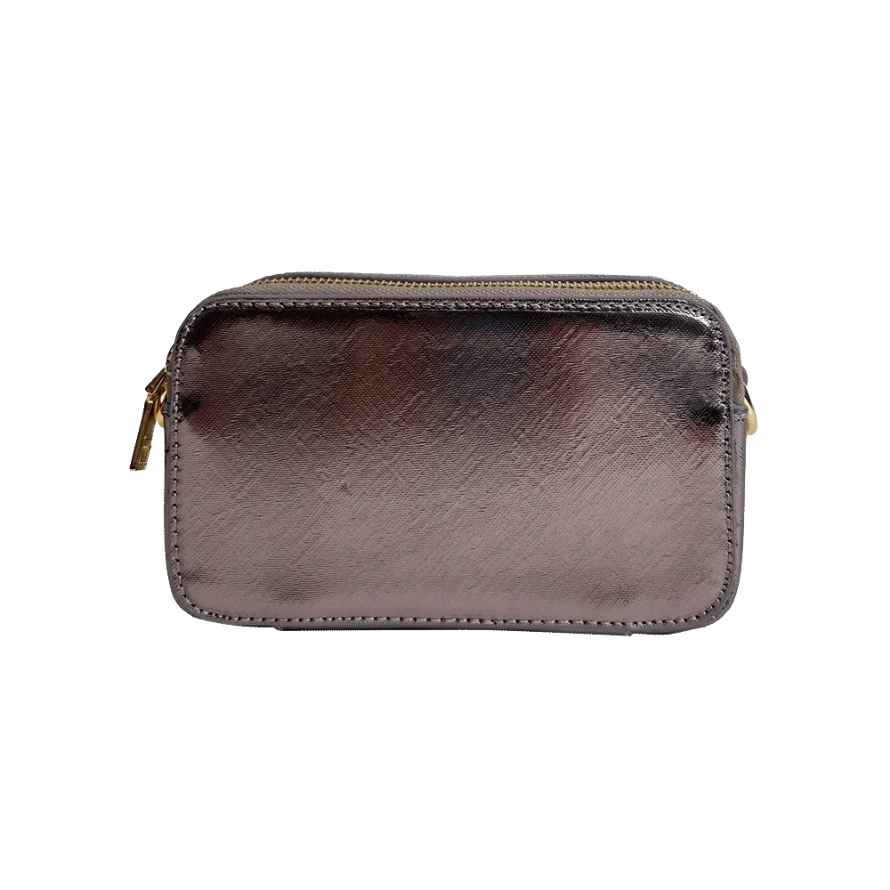 Jamie Metallic Vegan Camera Bag