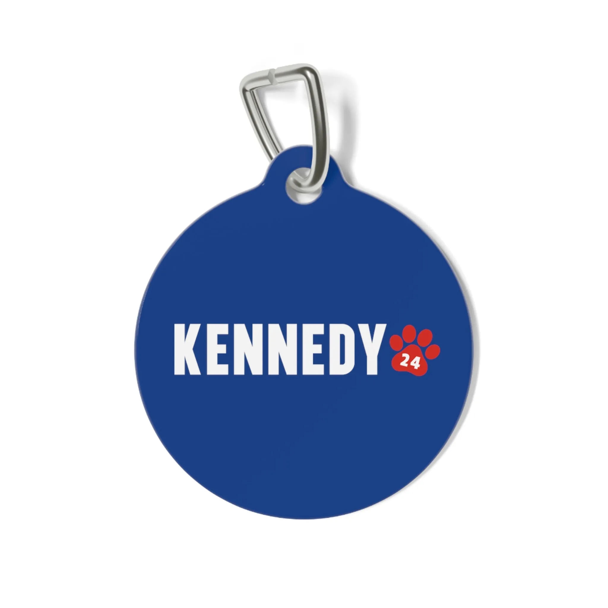 Kennedy '24 Pet Collar Tag in Blue