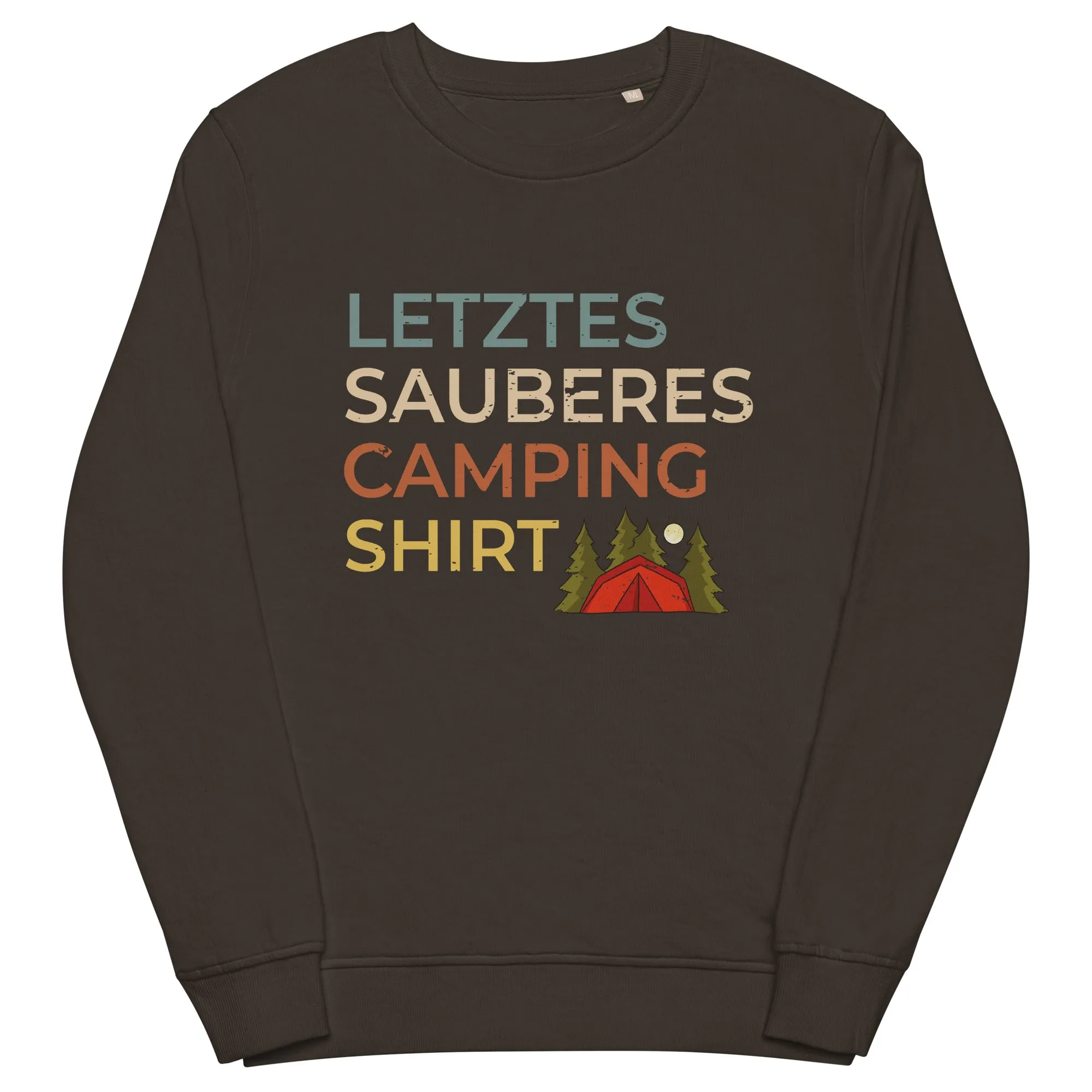 Letztes sauberes Camping Shirt - Unisex Premium Organic Sweatshirt