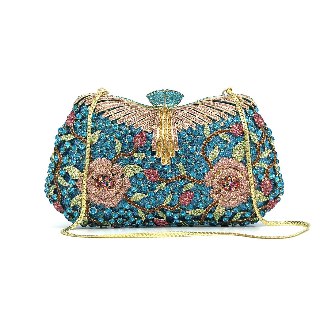 Luxury Evening Bag, Party Bag,Pharaoh's Golden Wings -i7bag