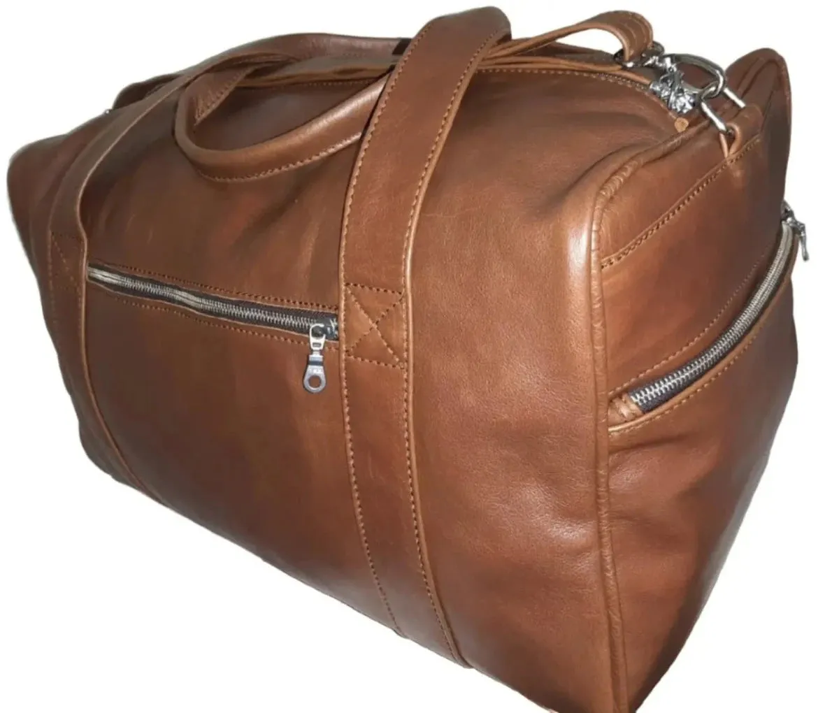 Masai leather travel bags