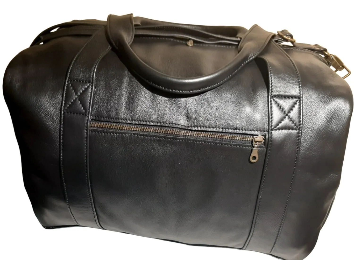 Masai leather travel bags