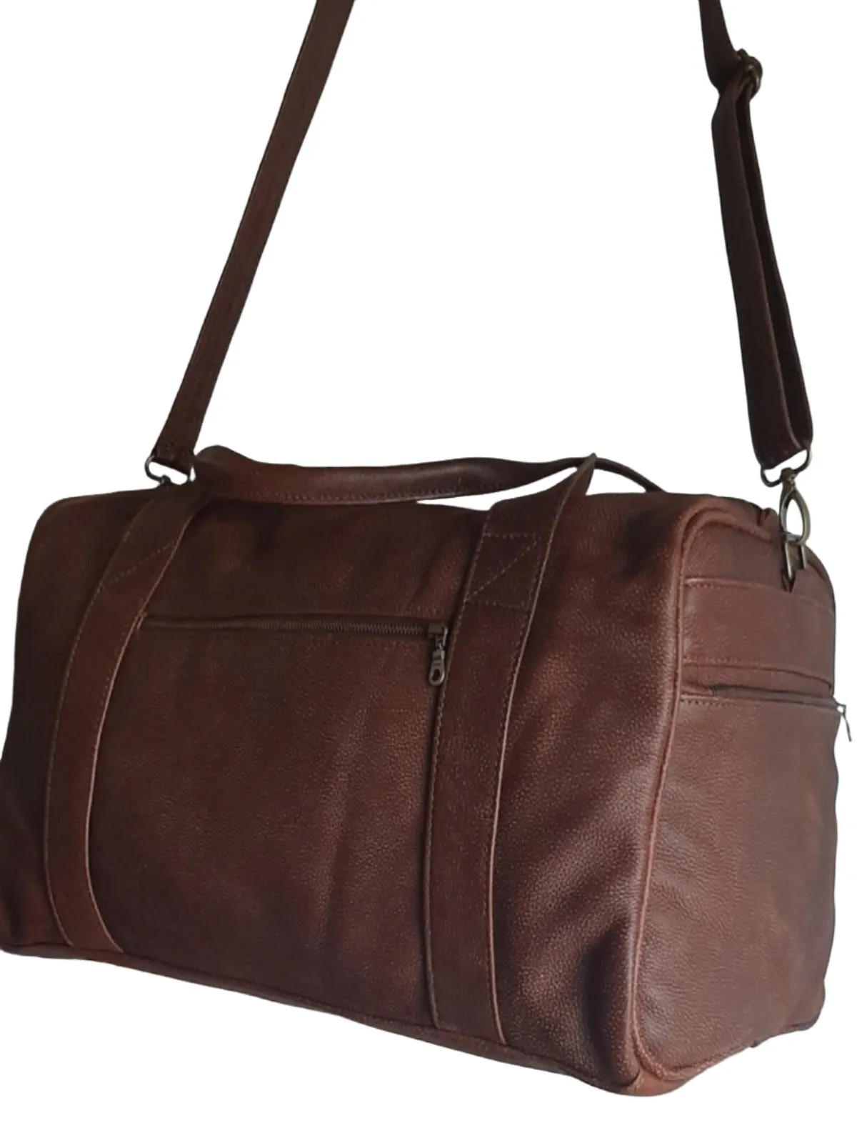 Masai leather travel bags