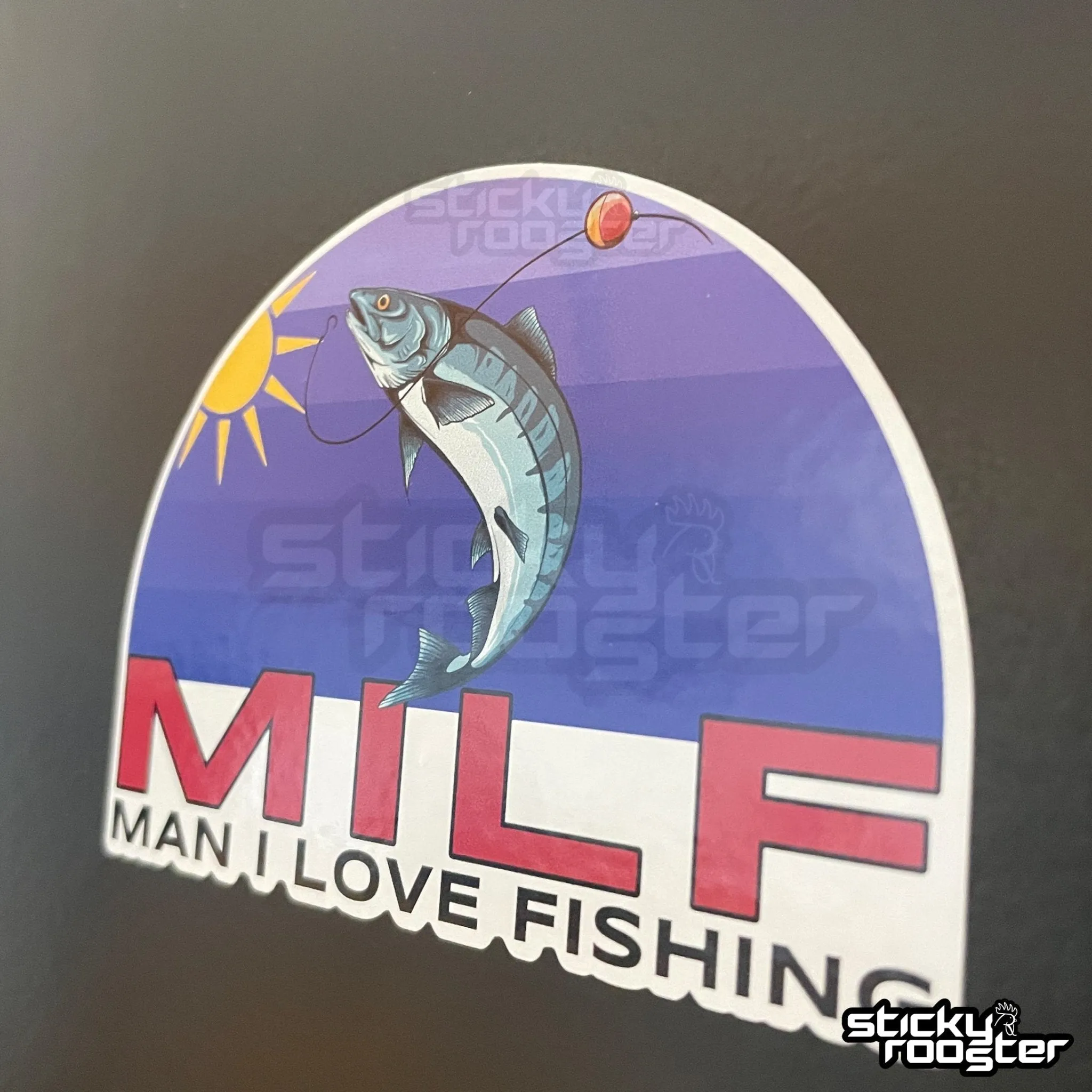 MILF - Man I Love Fishing sticker