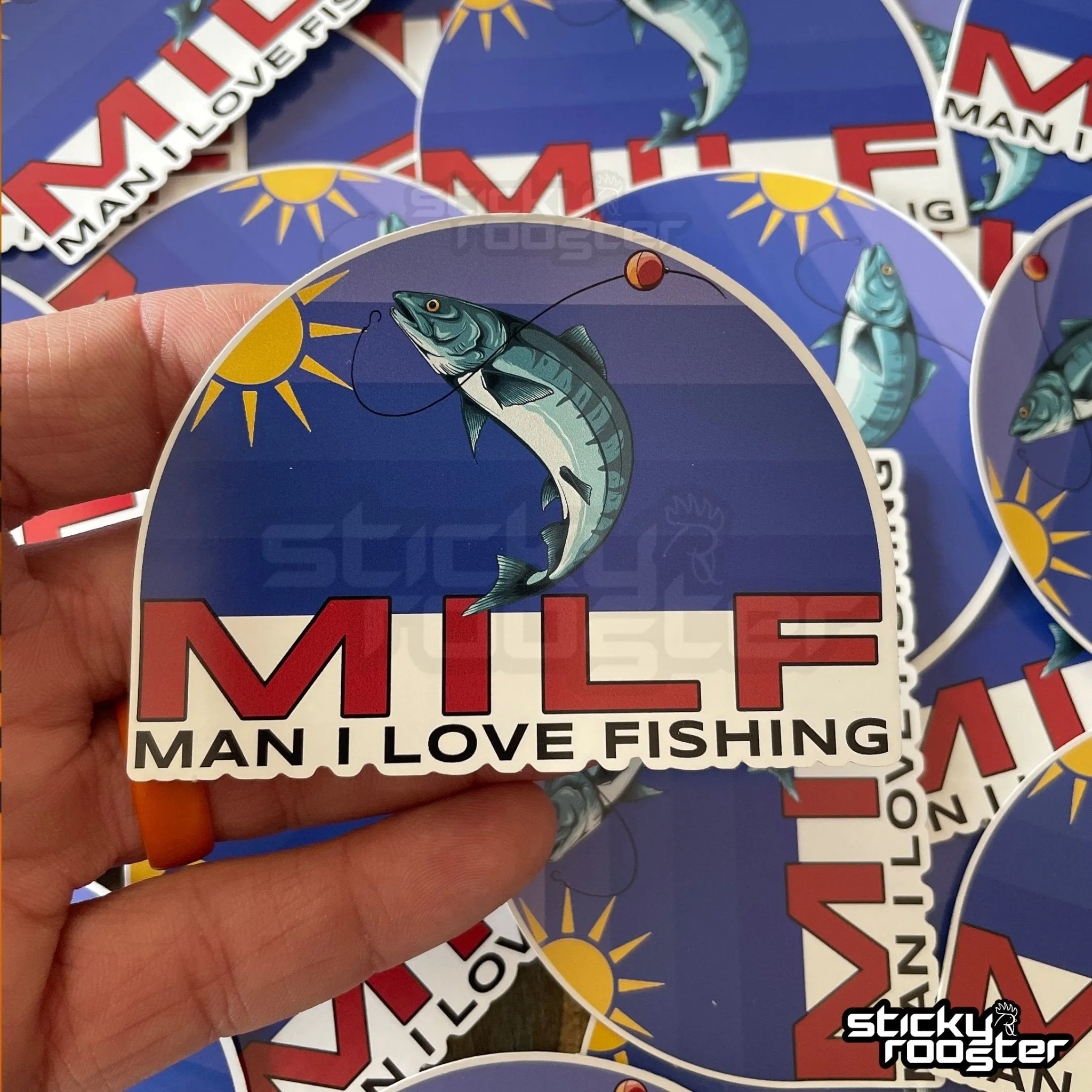 MILF - Man I Love Fishing sticker