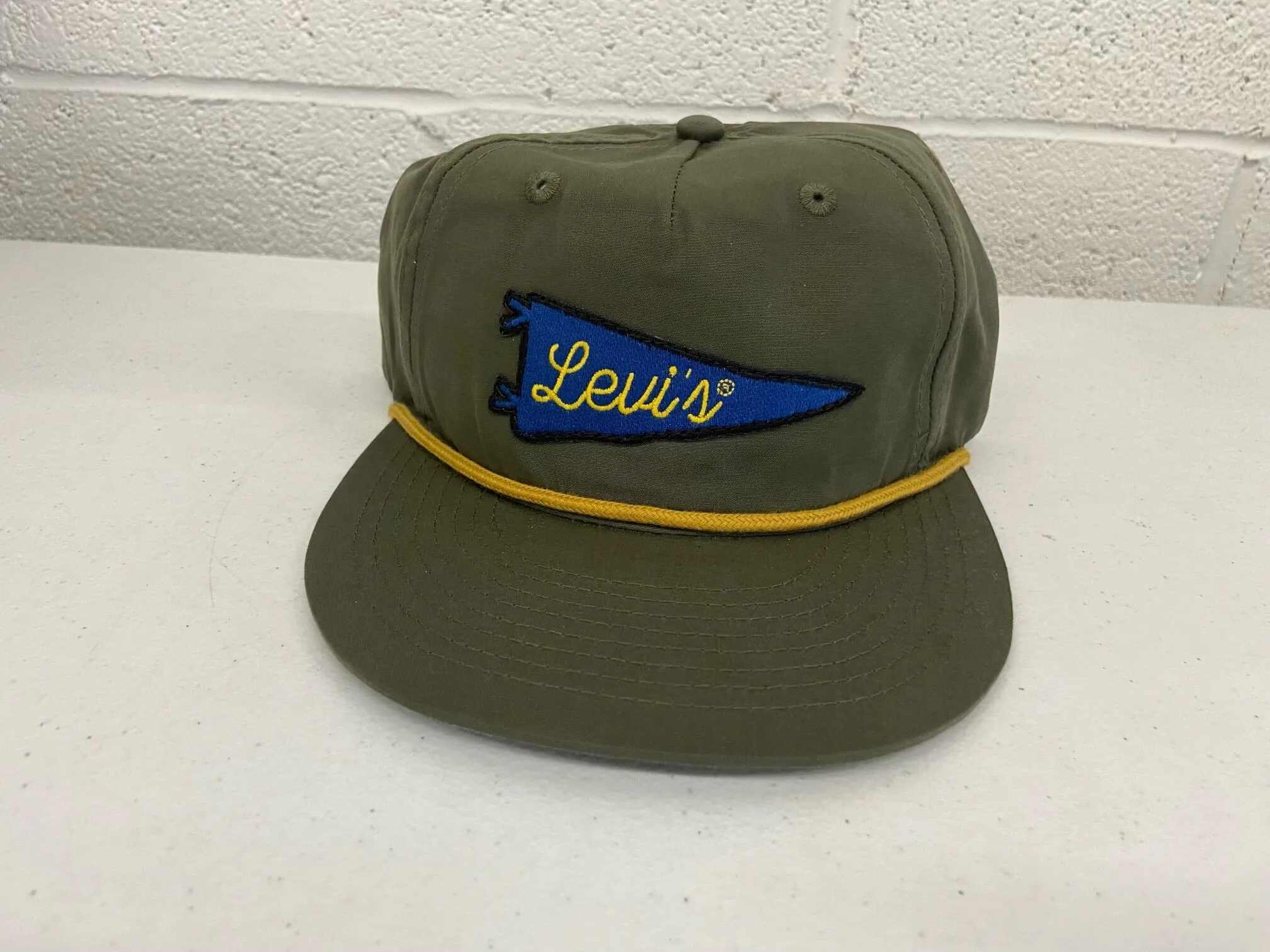 Military Green Levi's Pennant Hat