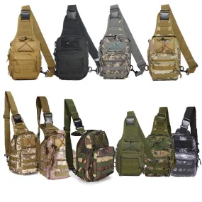 Military Style Outdoor Compact Shoulder Sling Backpack