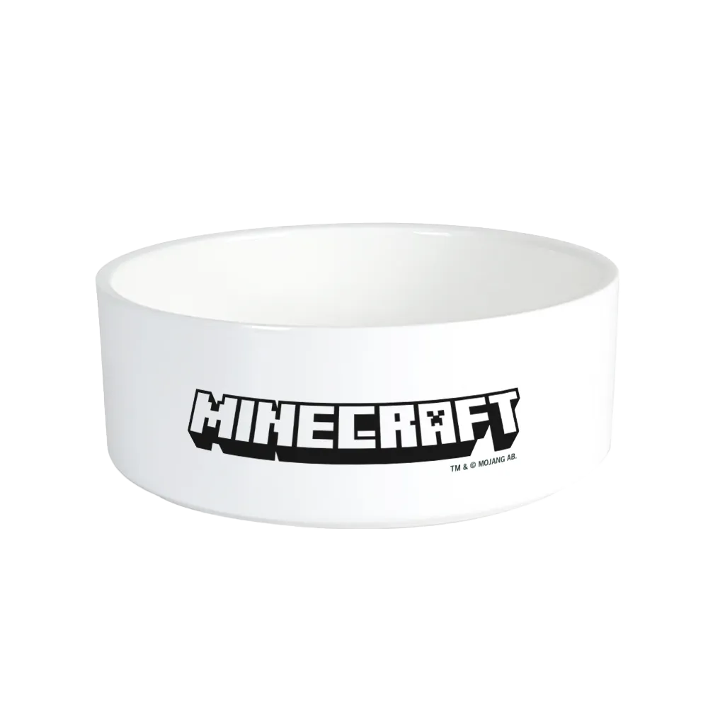 Pet Bowl with Minecraft-Inspired Hunger Bar Design