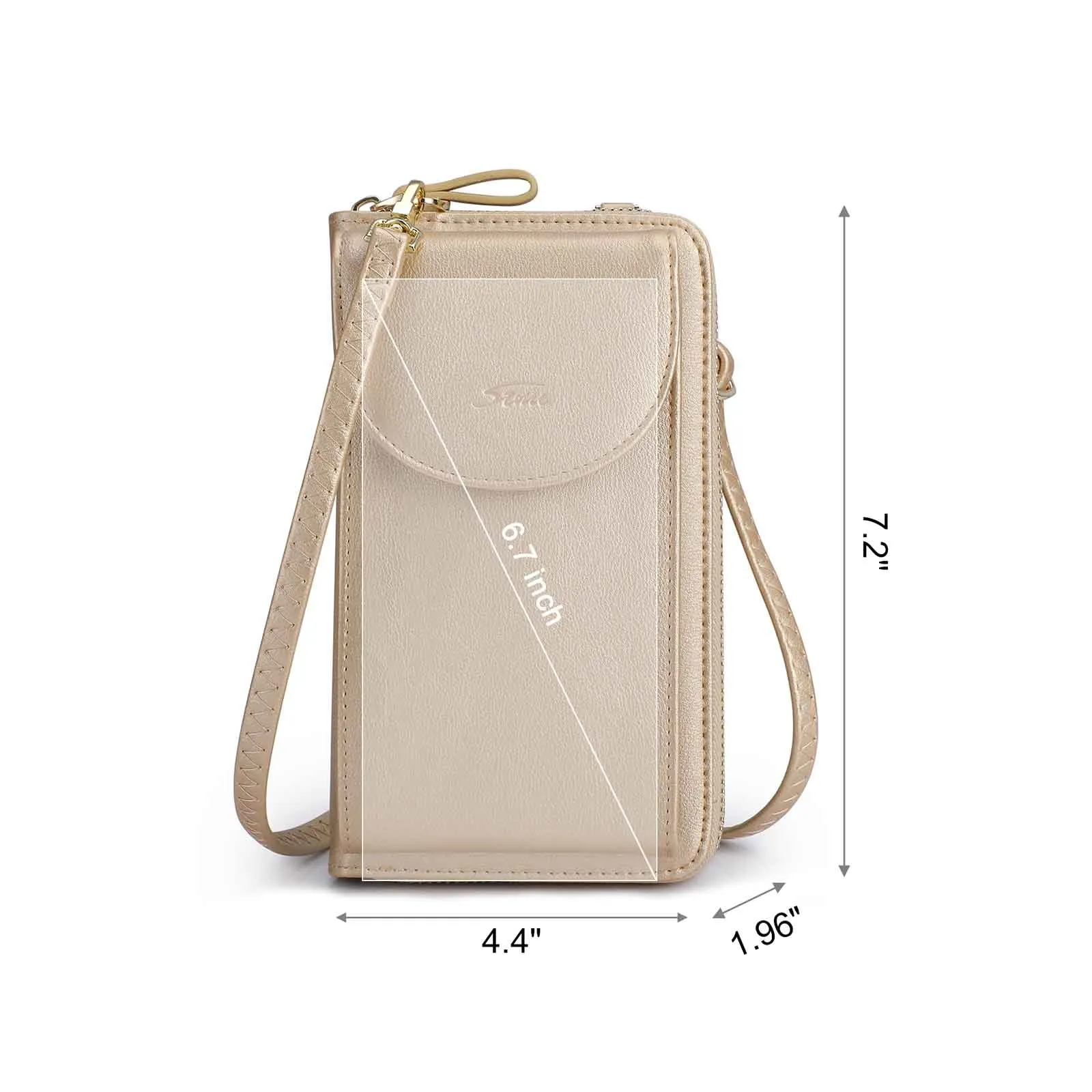 Mini RFID Cell Phone Crossbody Bag