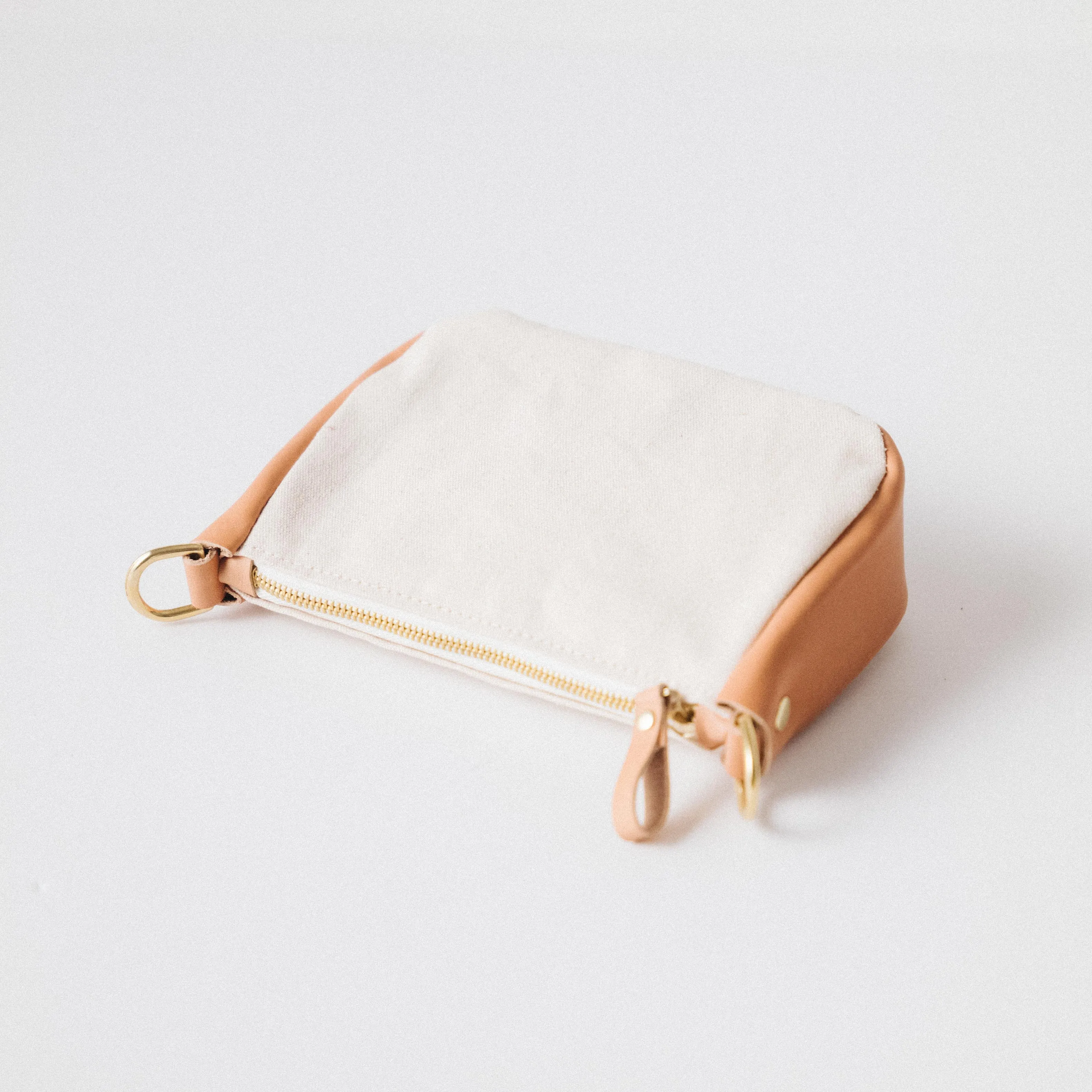 Natural Canvas Mini Crossbody Bag